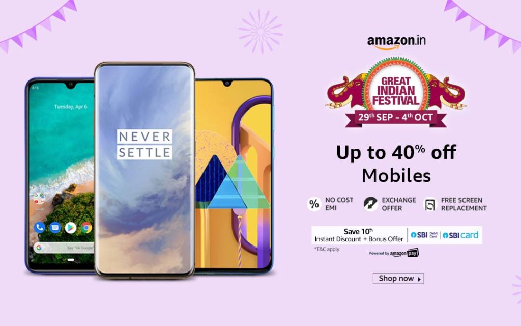 Up to 40% off on Mobile Phones and Smart 