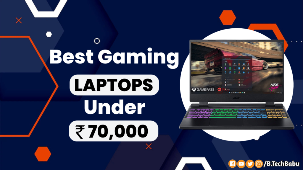 gaming laptop under 70000