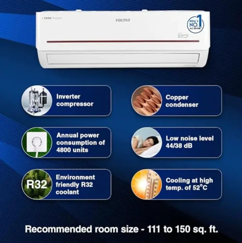 Voltas 1.5 Ton 3 Star Split AC 