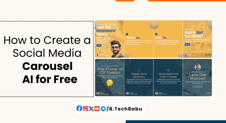 How to Create a Social Media Carousel Using AI for Free
