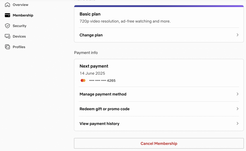 How to Cancel Netflix Subscription from Credit Card