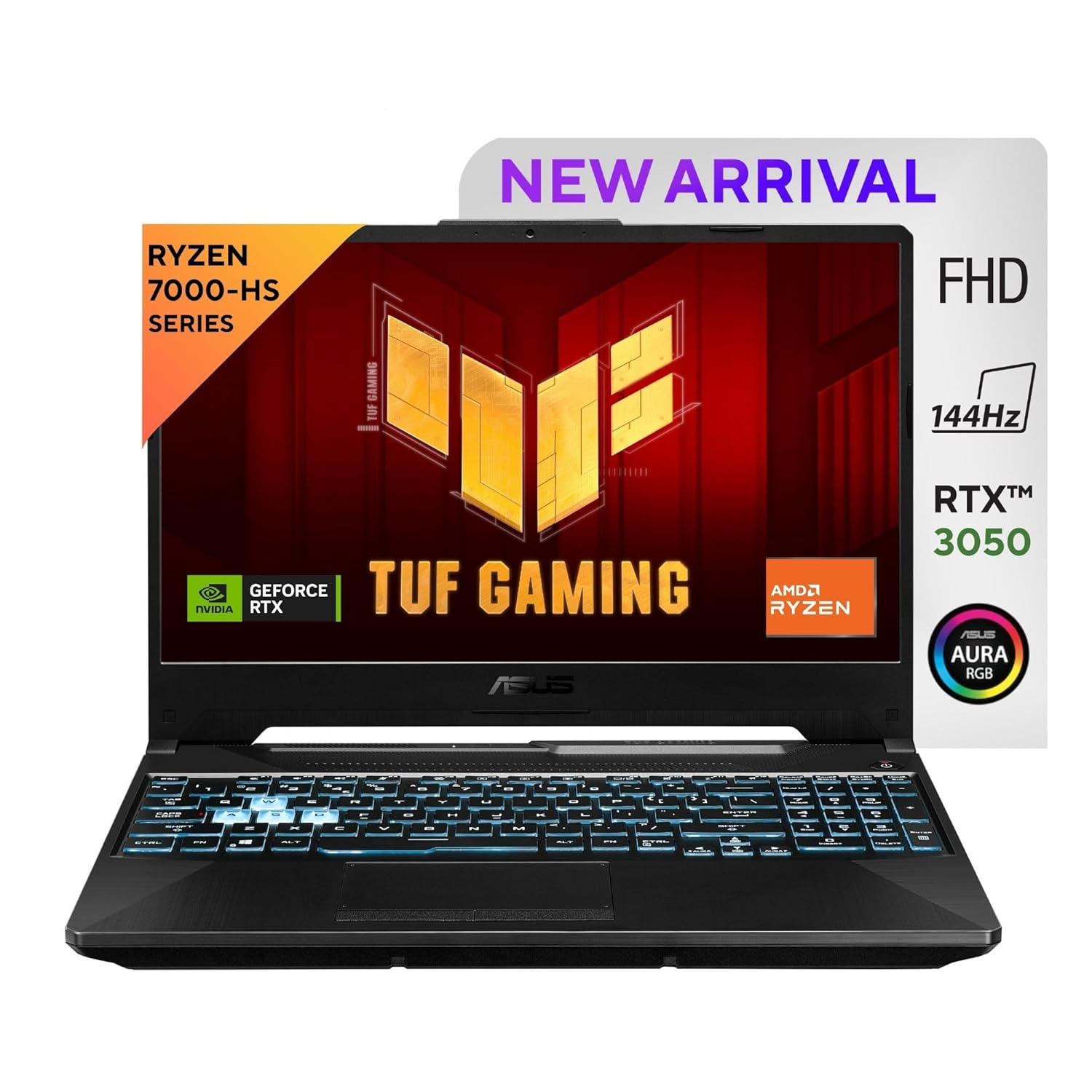 ASUS TUF Gaming A15, AMD Ryzen 7 7435HS, NVIDIA GeForce RTX 3050,