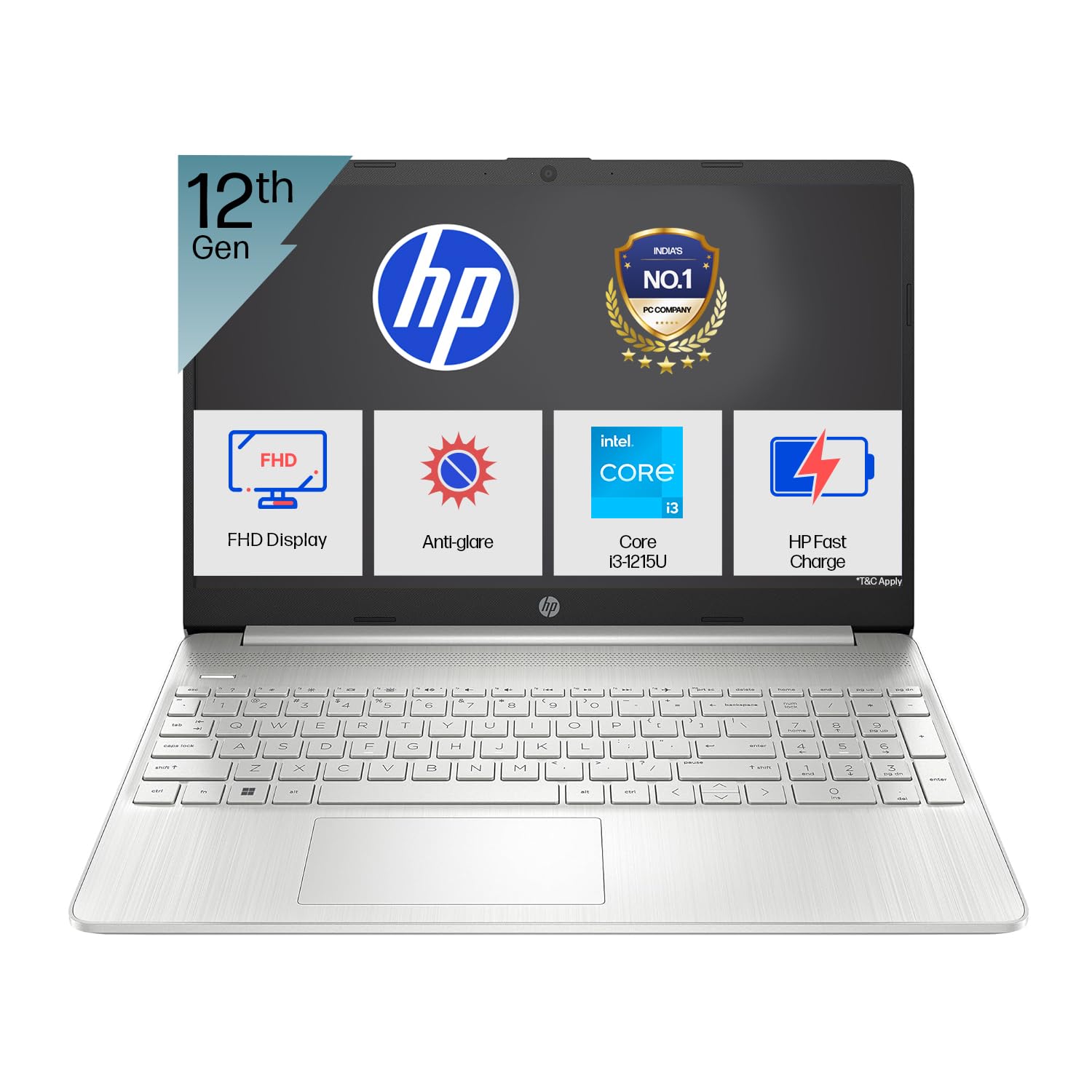 HP 15s (Intel Core i3 12th Gen)