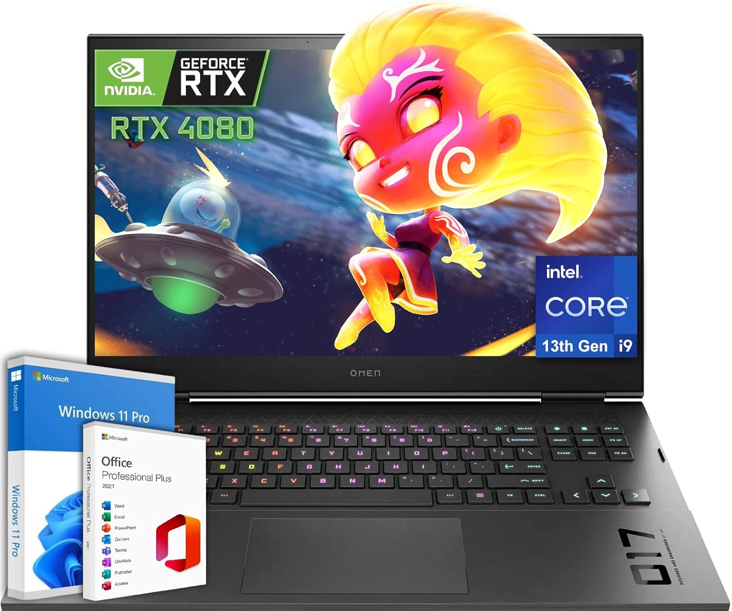 HP Omen 17 (Intel Core i9-13900HX + RTX 4080)
